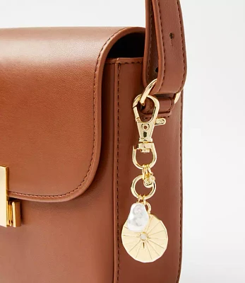 Pearlized Disc Bag Charm