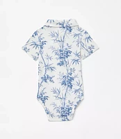 Posh Peanut X LOFT Palm Short Sleeve Collared Bodysuit