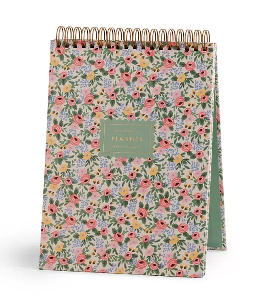 Rifle Paper Co. Rosa Desktop Weekly Planner