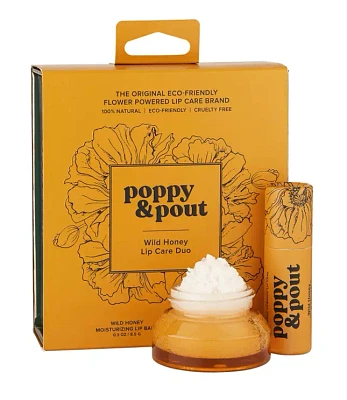 Poppy & Pout Wild Honey Lip Care Duo