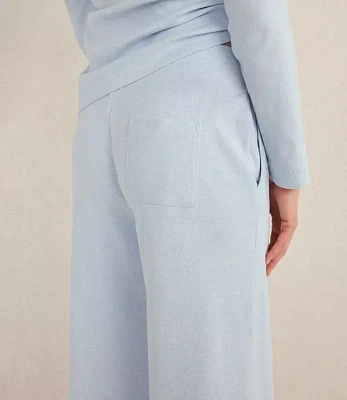 Haven Well Within Organic Cotton Rib Knit Wide Leg Pants
