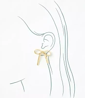 Metal Bow Earrings