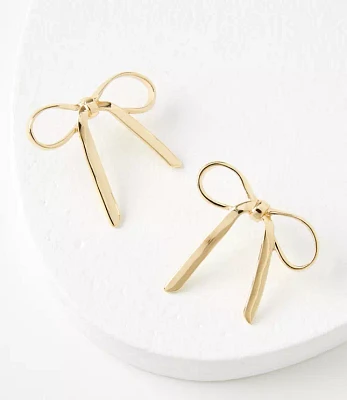Metal Bow Earrings