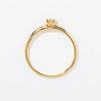 Mini Engagement Ring 10K Yellow Gold (0.07 ct tw)