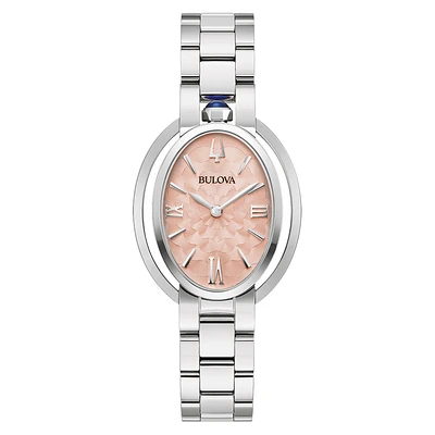Bulova Rubaiyat Salmon Dial Watch | 96L331