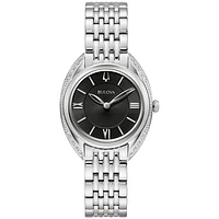 Bulova Classic 30mm Black Dial Watch | 96R252