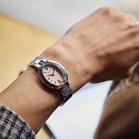 Bulova Rubaiyat Salmon Dial Watch | 96L331