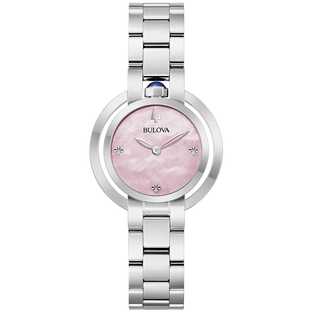 Bulova Rubaiyat 30mm Watch Pink Mother of Pearl Dial | 96L338