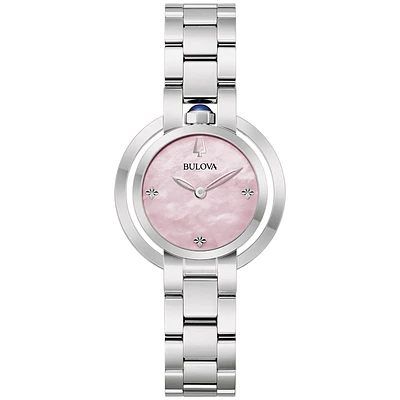 Bulova Rubaiyat 30mm Watch Pink Mother of Pearl Dial | 96L338