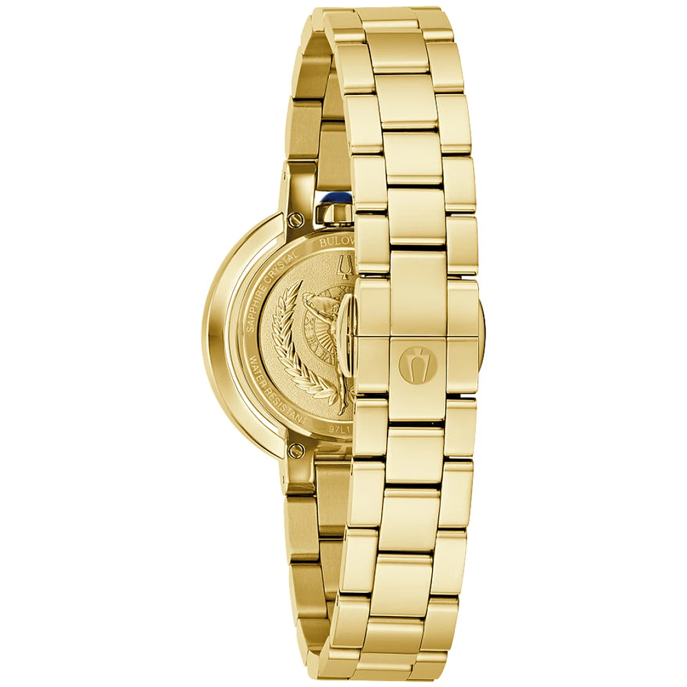 Bulova Rubaiyat 30mm Gold Tone Watch | 97L181