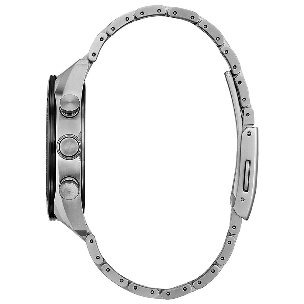 Citizen Eco-Drive Attesa Blue Dial Super Titanium Bracelet Watch | AT8