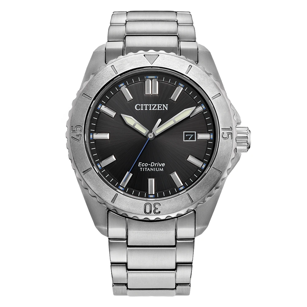 Citizen Eco-Drive Brycen Black Dial Super Titanium Watch | AW1840-50E
