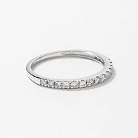 Diamond Micro-Claw Set Wedding Band 14K White Gold (0.24ct tw)