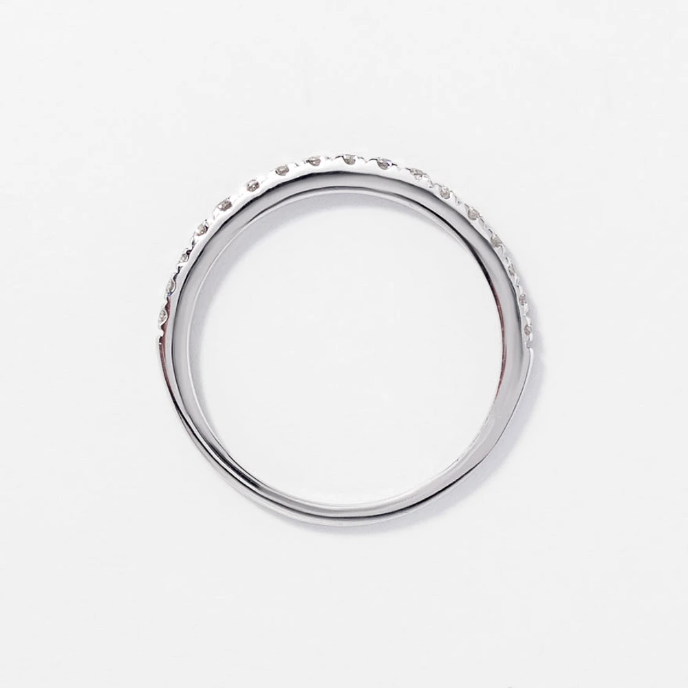 Diamond Micro-Claw Set Wedding Band 14K White Gold (0.24ct tw)