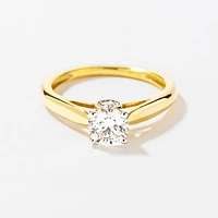 Diamond Engagement Ring 14K Yellow and White Gold (0.80 ct tw)