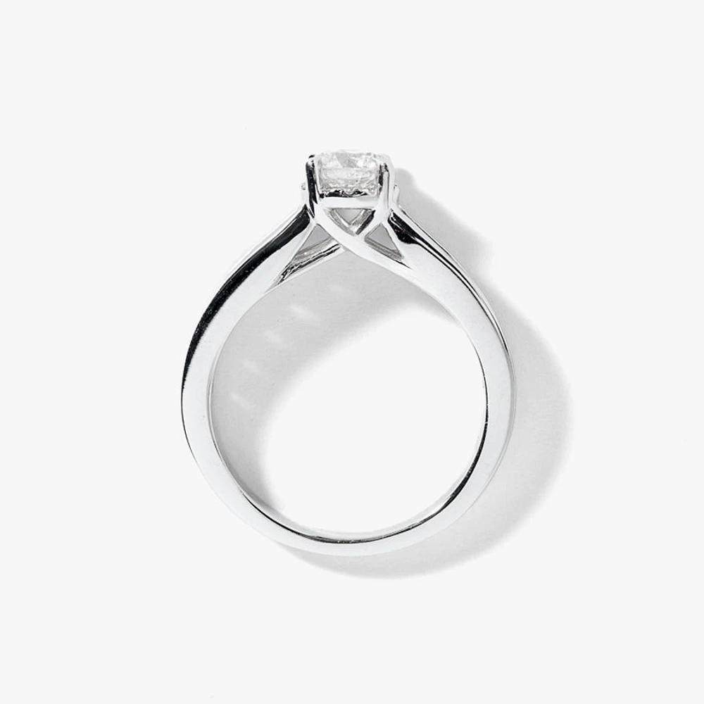 Diamond Engagement Ring 14K White Gold (1.10 ct tw)