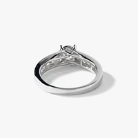 Diamond Engagement Ring 14K White Gold (1.10 ct tw)