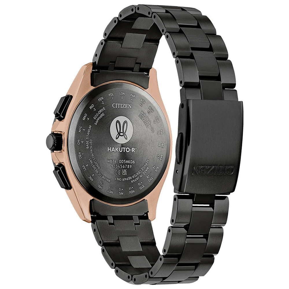 Citizen Eco-Drive Attesa Hakuto-R Yellow Dial Super Titanium | BY1009-