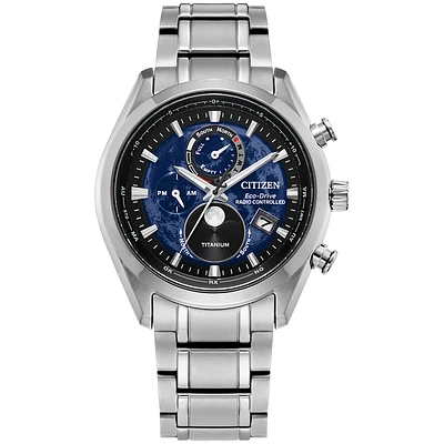 Citizen Eco-Drive Tsuki-yomi A-T Dial Super Titanium Bracelet | B