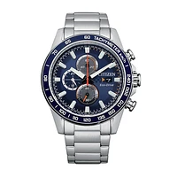 Citizen Mens Eco-Drive Blue Dial Watch 44mm | CA0781-84L