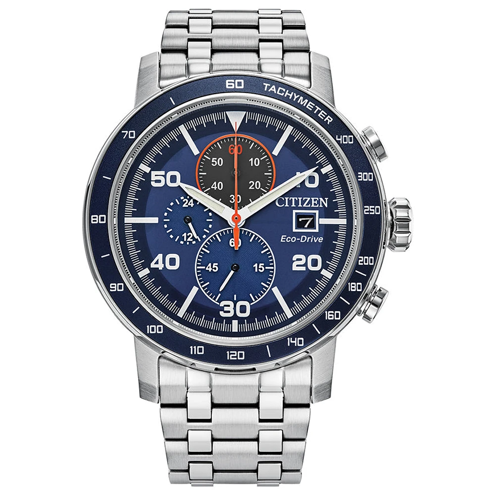 Citizen Eco-Drive Brycen Chronograph Blue Dial Men's Watch | CA0850-59
