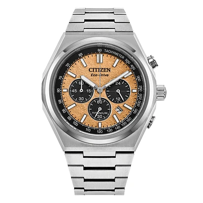 Citizen Eco-Drive Forza Chrono Salmon Dial Watch | CA4610-85Z