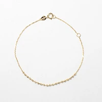 Mini Bead Bracelet in 10K Yellow Gold