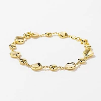 Pebble Bracelet in 10K Yellow Gold