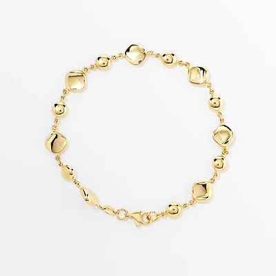 Pebble Bracelet in 10K Yellow Gold