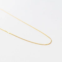 14K Yellow Gold 0.55mm Box Chain (16")