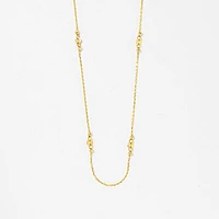 Ball Necklace in 10K Yellow Gold