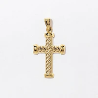 Cross Pendant in 10K Yellow Gold