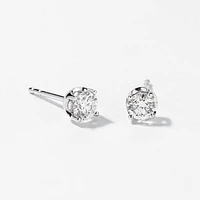 Diamond Stud Earrings in 14K White Gold (0.50 ct tw)
