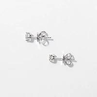Diamond Stud Earrings in 14K White Gold (0.50 ct tw)