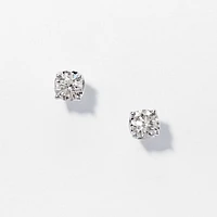 Diamond Stud Earrings in 14K White Gold (0.70 ct tw)