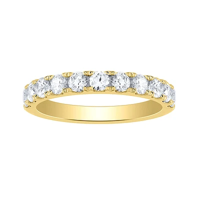 Diamond Anniversary Ring 14K Yellow Gold (1.00 ct tw)