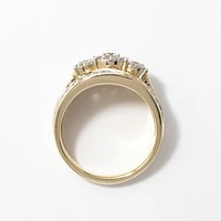 Diamond Dinner Ring 10K Yellow Gold (1.00 ct tw)