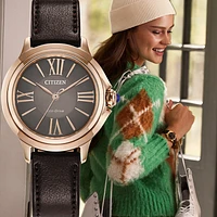 Citizen Eco-Drive Ceci Brown Dial Watch | EM1163-09X