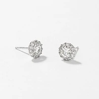 Diamond Stud Earrings in 14K White Gold (1.00 ct tw)