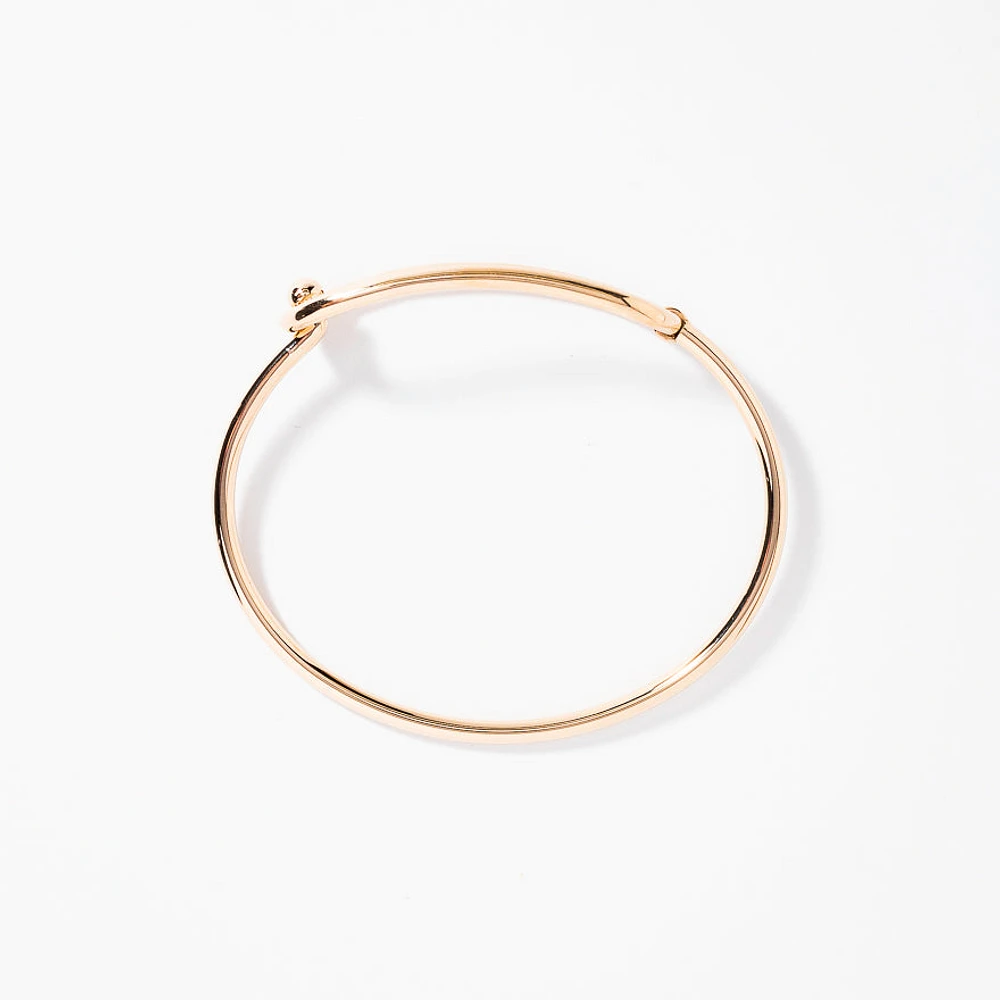 Oval Shape Bracelet in 10K Yellow Gold