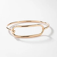 Oval Shape Bracelet in 10K Yellow Gold