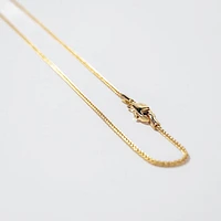 1.05mm Round Wheat Chain in 14K Yellow Gold (16")