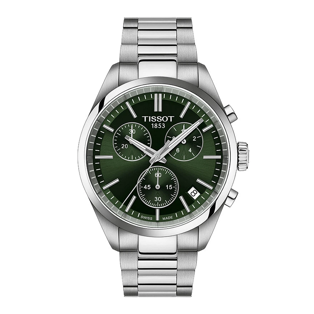 Tissot PR 100 Chronograph Green Dial | T1504171109100