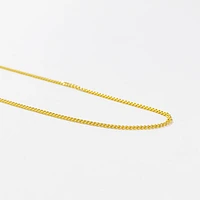 10K Yellow Gold 1.50mm Curb Chain (18")