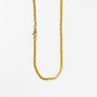 3mm Miami Cuban Chain in 10K Italian Yellow Gold (22")