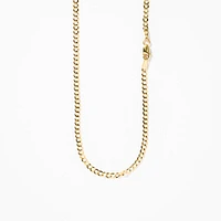 2.6mm Curb Chain in 10K Yellow Gold (20")