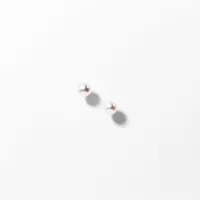 6-6.5mm Pearl Stud Earrings in 14K White Gold