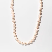 Pearl Strand Necklace in 14K Yellow Gold (30")