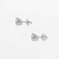 Lab Grown Diamond Stud Earrings in 14K White Gold (1.50 ct tw)