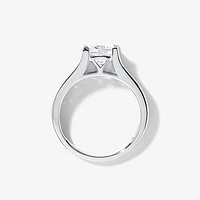 Lab Grown Princess Cut Diamond Engagement Ring (2.60 ct tw)